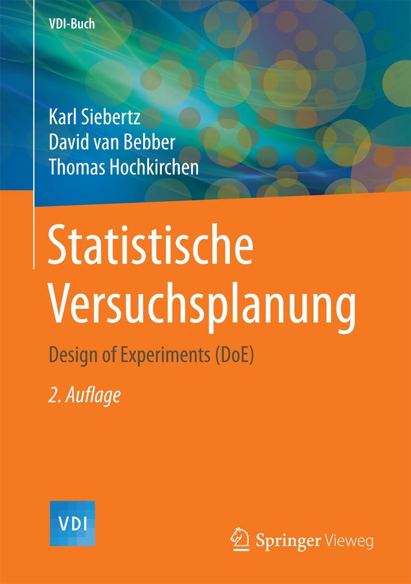 Cover: 9783662557426 | Statistische Versuchsplanung | Design of Experiments (DoE) | Buch