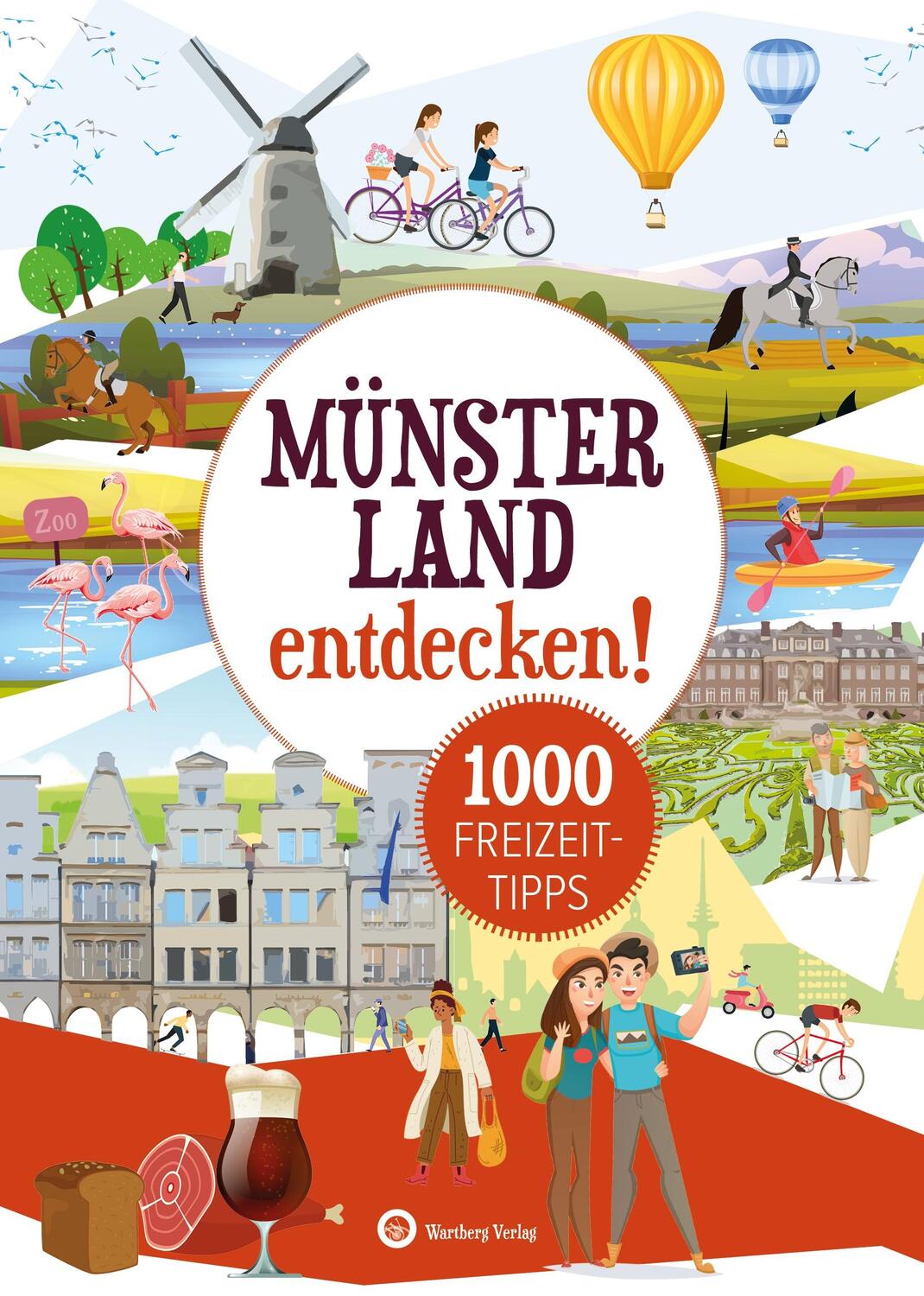 Cover: 9783831335756 | Münsterland entdecken! 1000 Freizeittipps | Natur, Kultur, Sport, Spaß