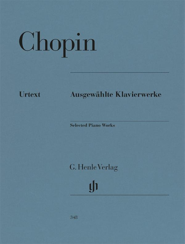 Cover: 9790201803487 | Ausgewählte Klavierwerke | Klavier zu zwei Händen | Frédéric Chopin