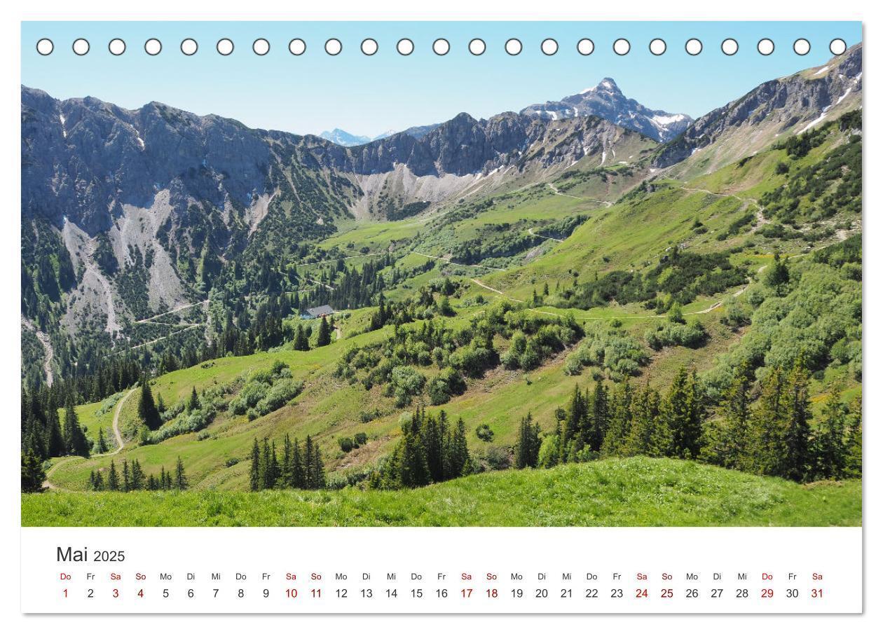 Bild: 9783383988691 | Bergerlebnisse im Tannheimer Tal (Tischkalender 2025 DIN A5 quer),...