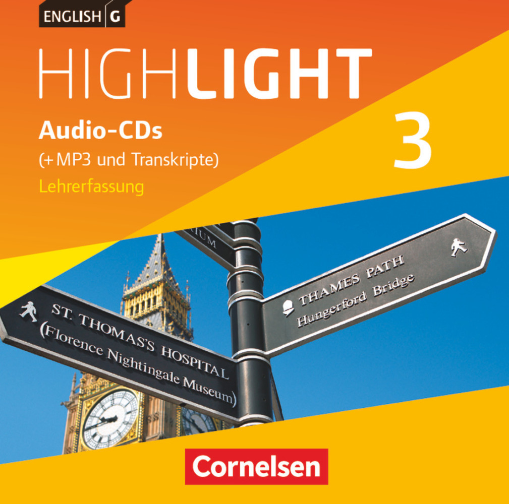 Cover: 9783060333042 | English G Highlight - Hauptschule - Band 3: 7. Schuljahr | Audio-CD