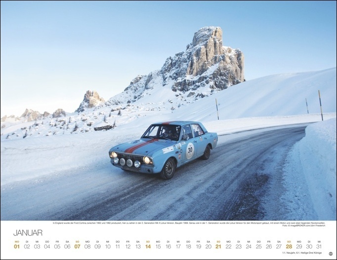 Bild: 9783756401635 | Legendäre Autos Posterkalender 2024. Exklusiver Wand-Kalender mit...