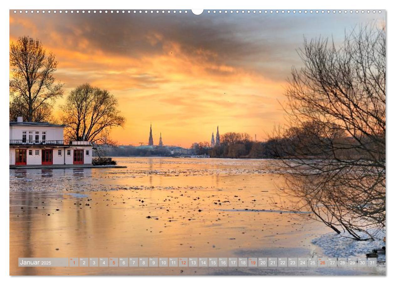 Bild: 9783435508426 | Hamburg Stadt an der Alster und Elbe (Wandkalender 2025 DIN A2...