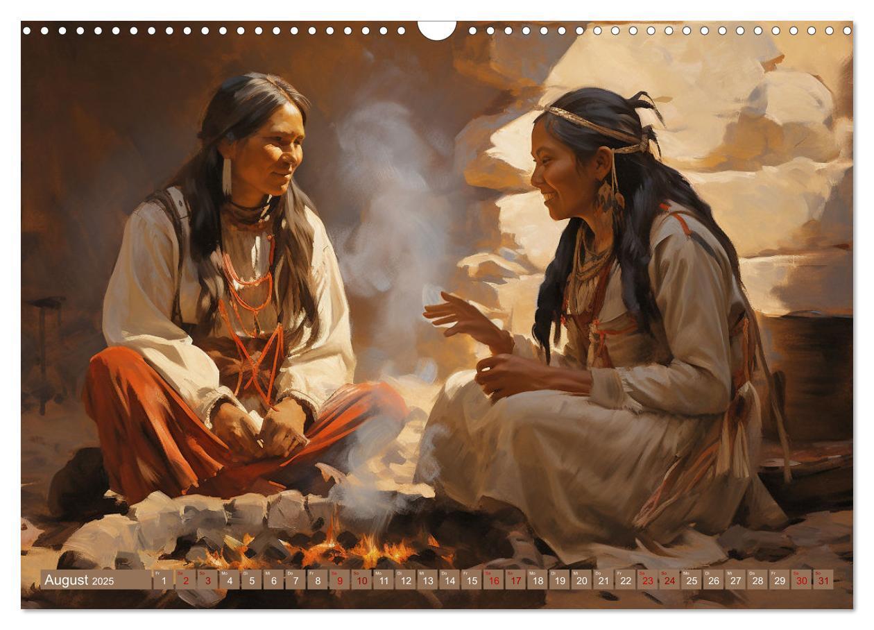 Bild: 9783383830785 | Indianische Impressionen (Wandkalender 2025 DIN A3 quer), CALVENDO...