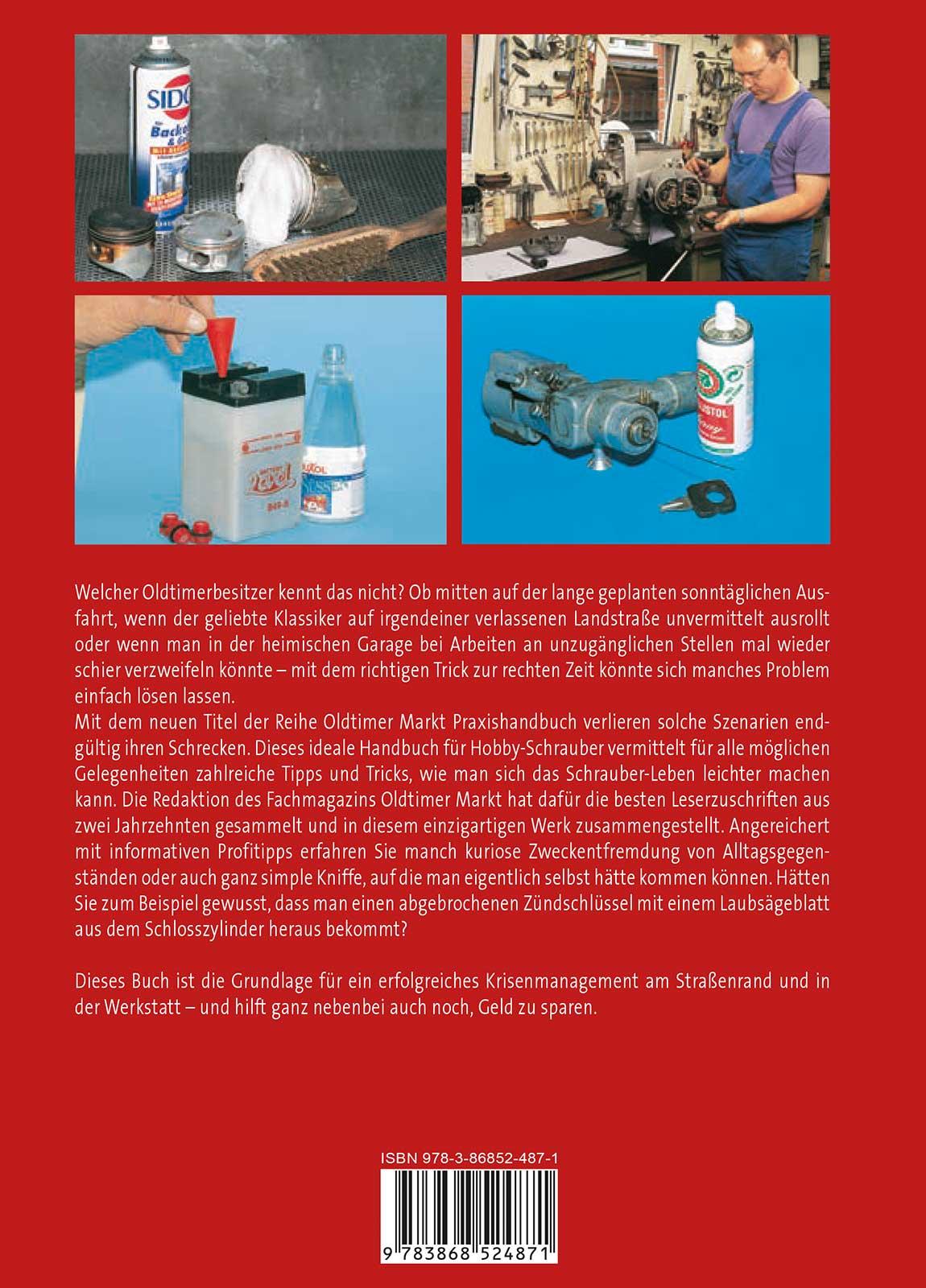 Bild: 9783868524871 | Praxishandbuch Tipps und Tricks für Oldtimer-Fahrer | Buch | 160 S.