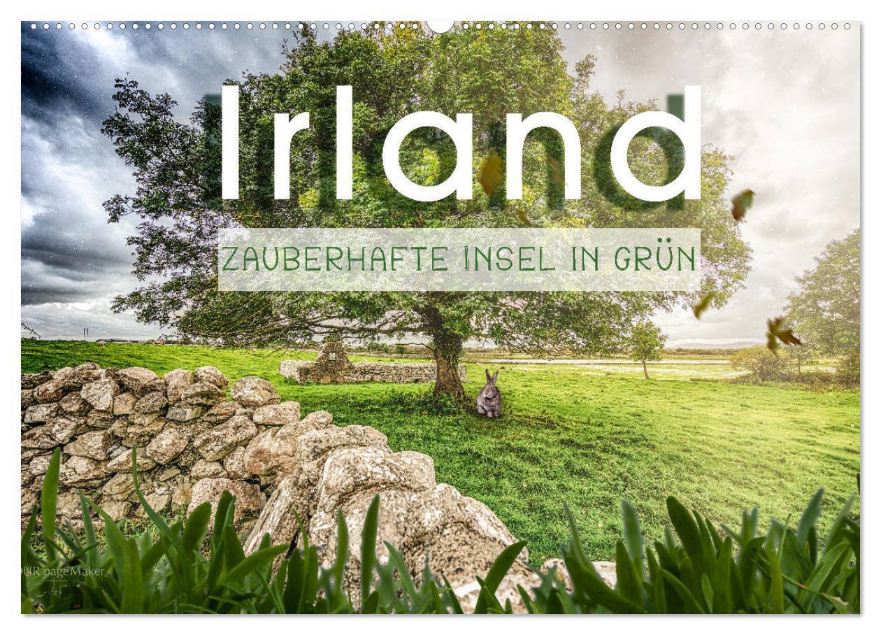 Cover: 9783383067686 | Irland - Zauberhafte Insel in grün (Wandkalender 2024 DIN A2 quer),...