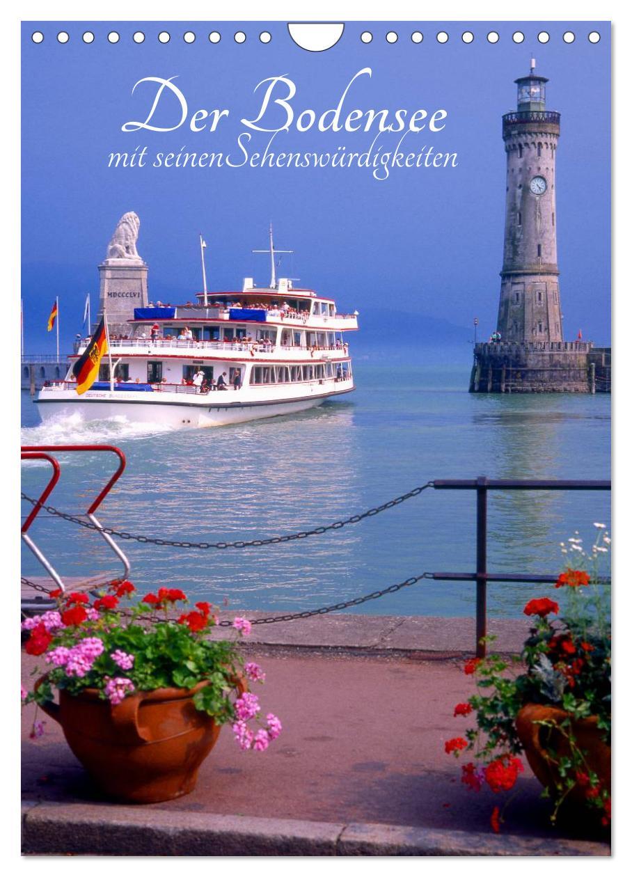 Cover: 9783457011041 | Der Bodensee mit seinen Sehenswürdigkeiten (Wandkalender 2025 DIN...