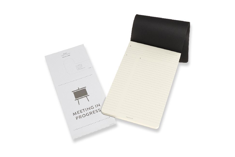 Bild: 8058647620916 | Moleskine Professioneller Block Large/A5, Liniert, Soft Cover, Schwarz