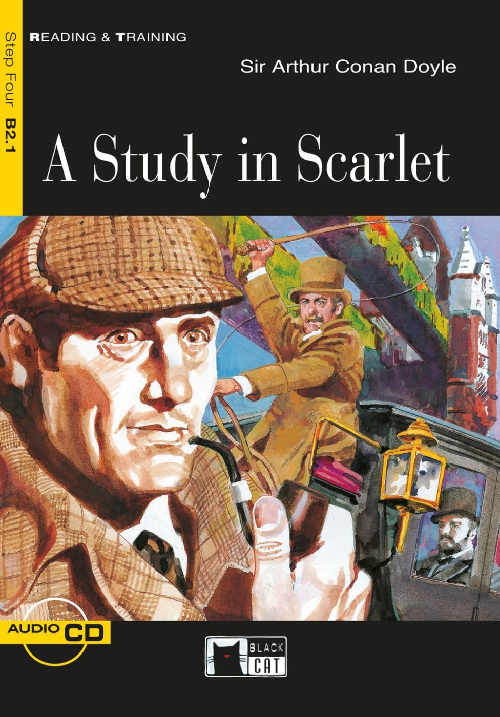 Cover: 9783125001848 | A Study in Scarlet. Buch + Audio-CD | Arthur Conan Doyle | Taschenbuch