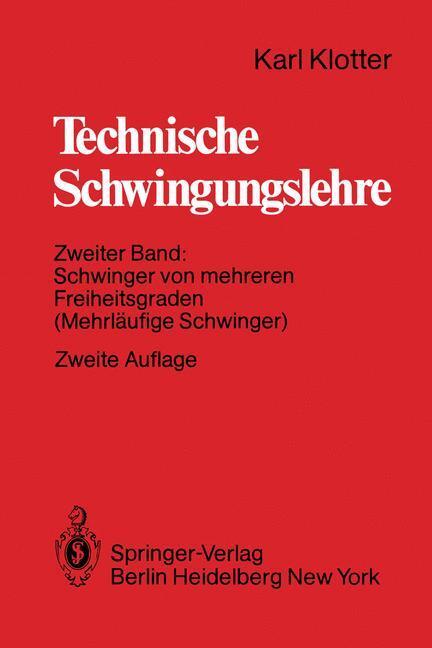 Cover: 9783642679933 | Technische Schwingungslehre | Karl Klotter | Taschenbuch | Paperback