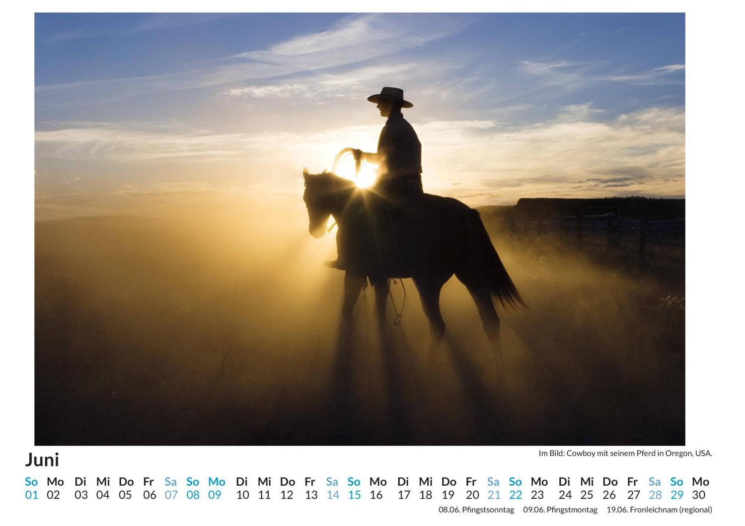 Bild: 9783759122780 | Cowboys und Cowgirls - (Wandkalender 2025, Kalender DIN A4 quer,...