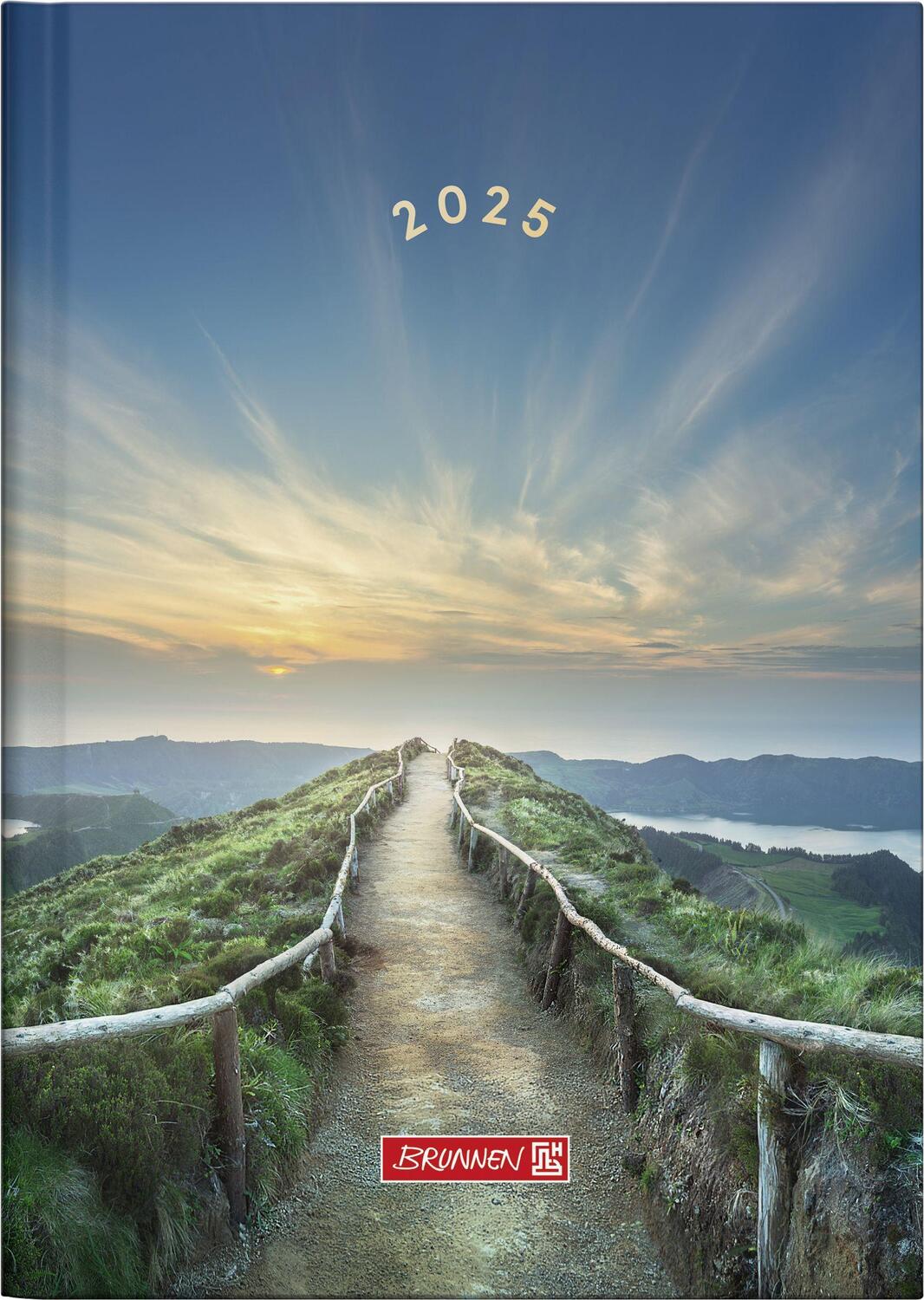 Cover: 4061947129205 | Brunnen 1079615025 Buchkalender Modell 796 (2025) "Mountain Trail"...