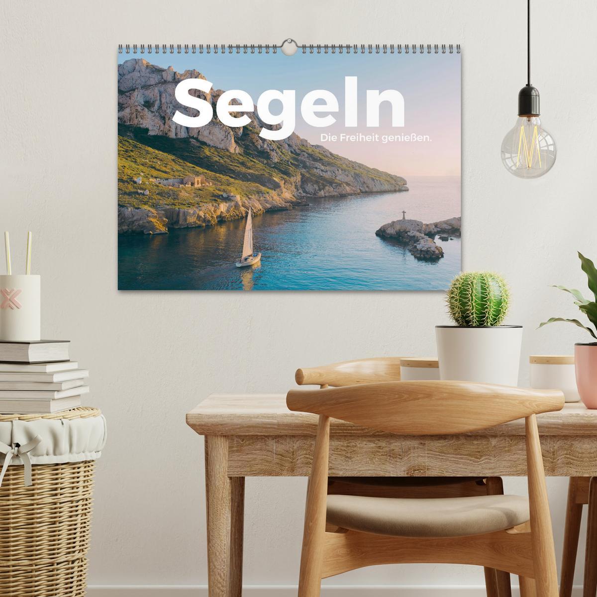 Bild: 9783383936531 | Segeln - Die Freiheit genießen. (Wandkalender 2025 DIN A3 quer),...