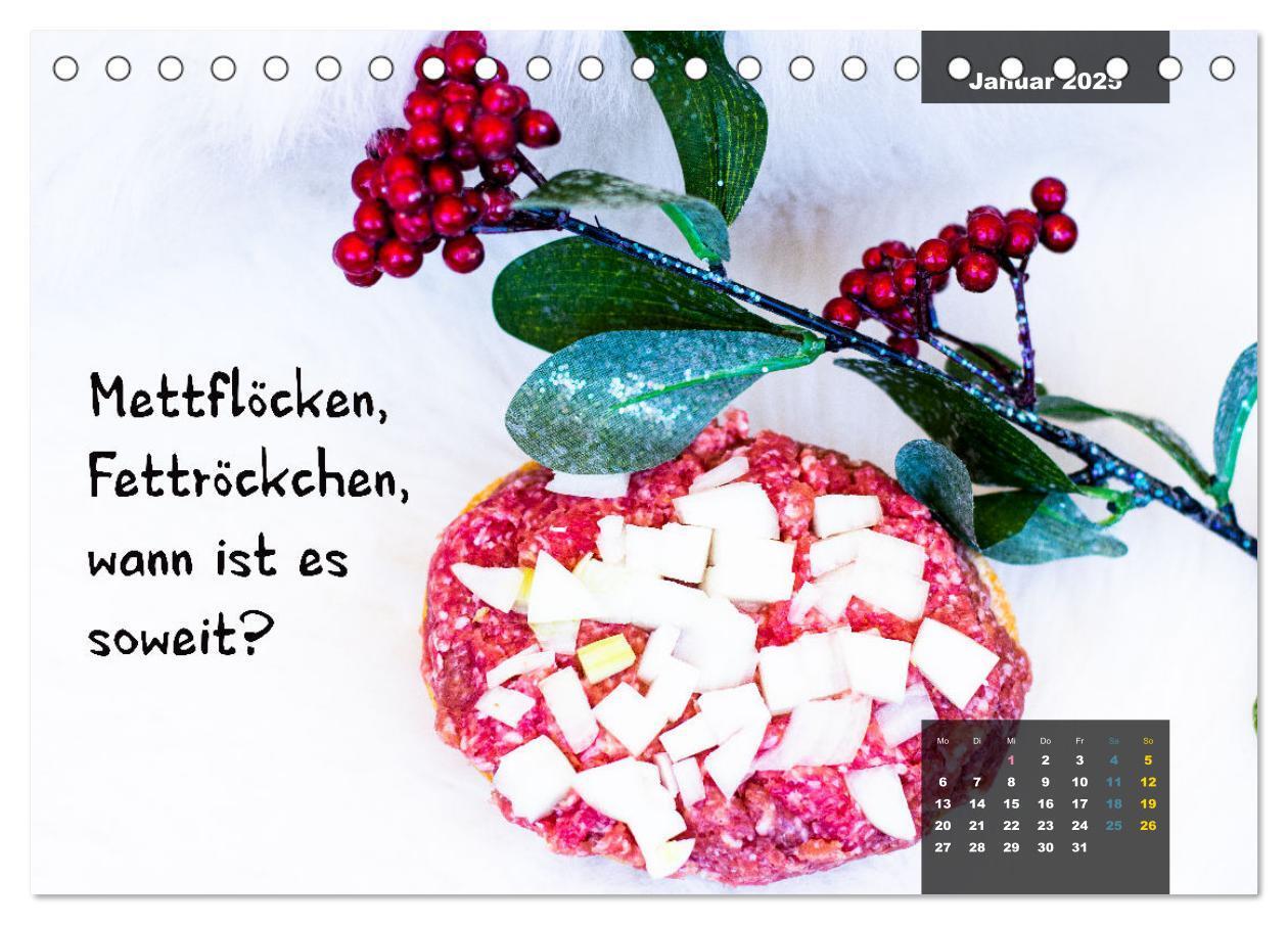 Bild: 9783435032341 | Mettkalender - Spread some more Mett (Tischkalender 2025 DIN A5...