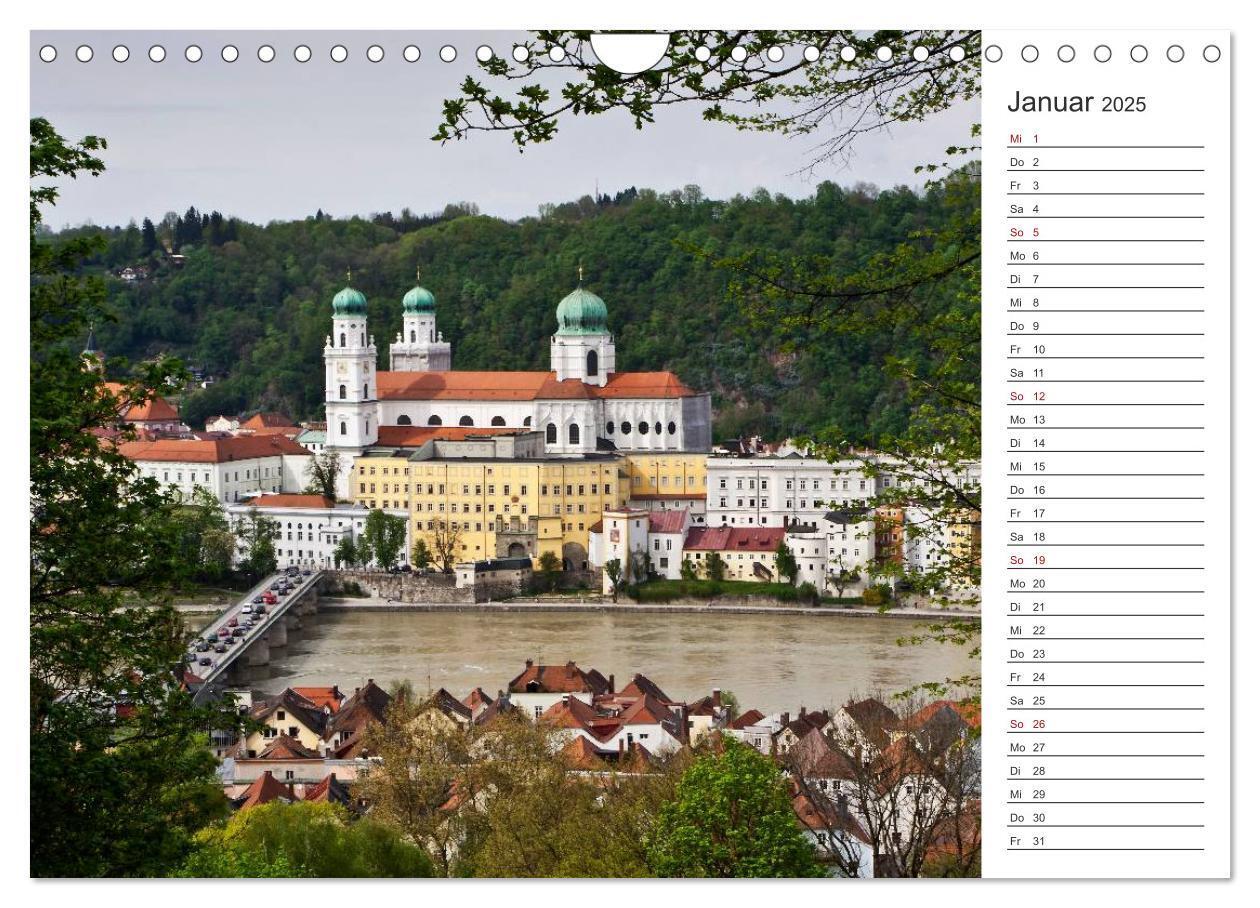 Bild: 9783435517152 | Pittoreskes Passau (Wandkalender 2025 DIN A4 quer), CALVENDO...