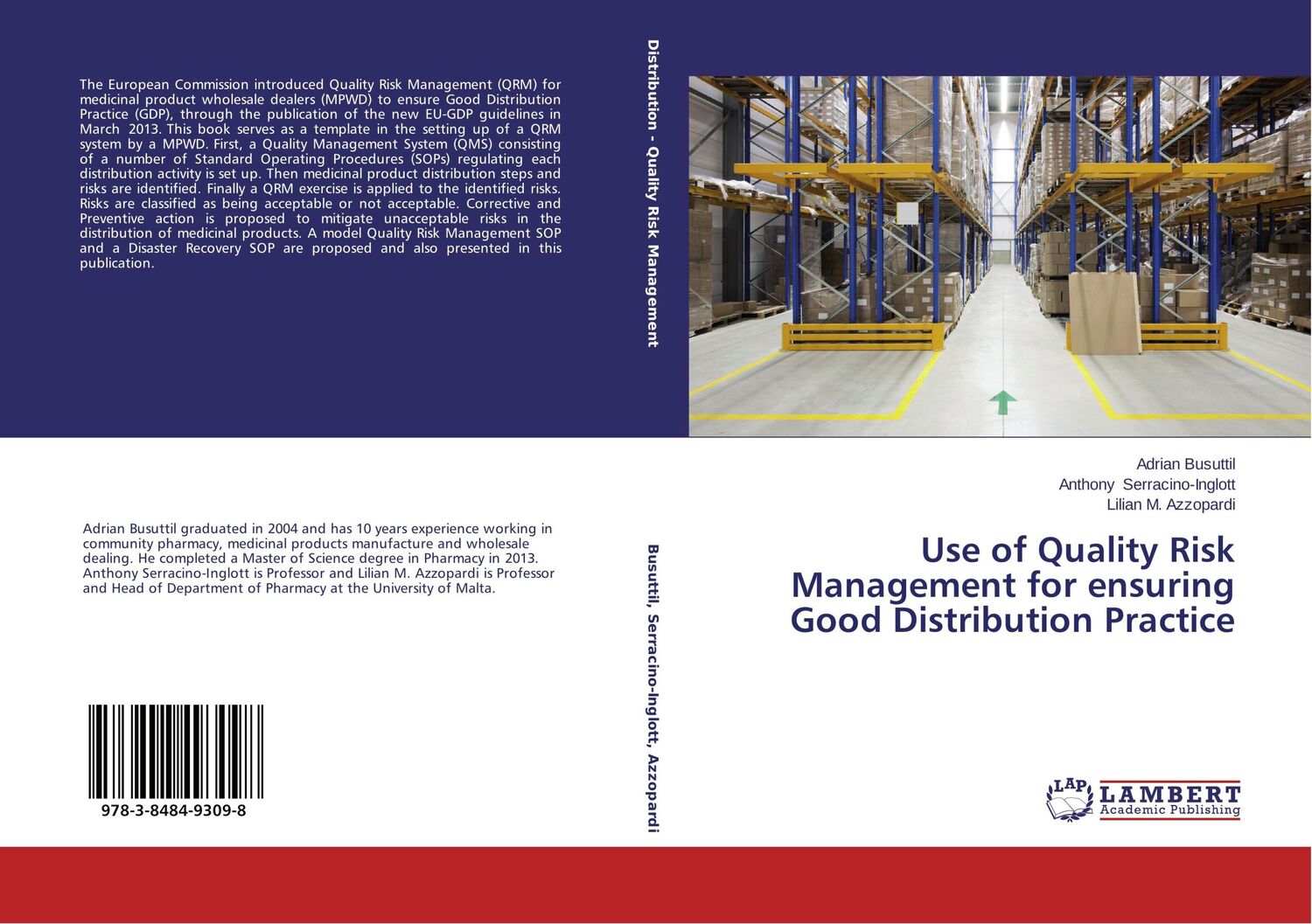 Cover: 9783848493098 | Use of Quality Risk Management for ensuring Good Distribution Practice