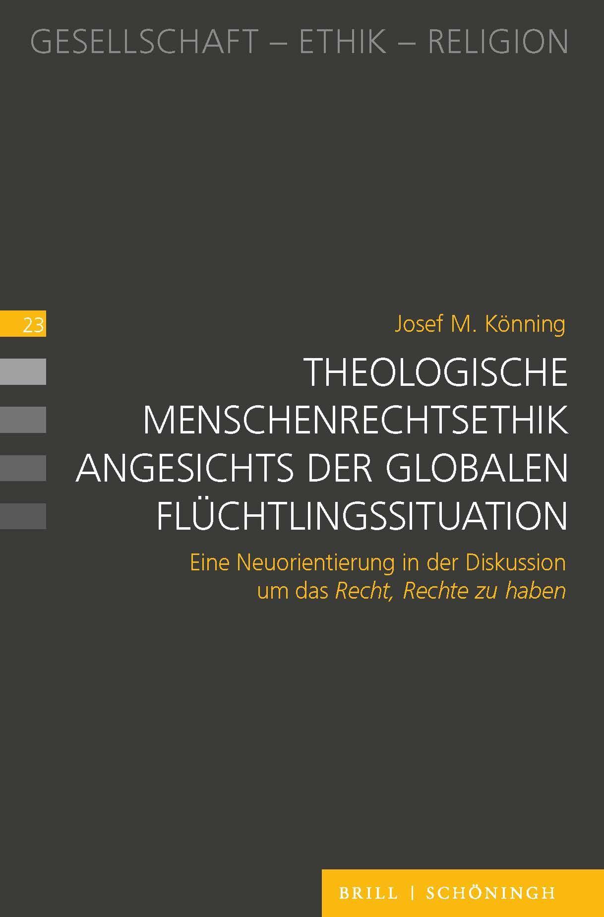 Cover: 9783506794581 | Theologische Menschenrechtsethik angesichts der globalen...