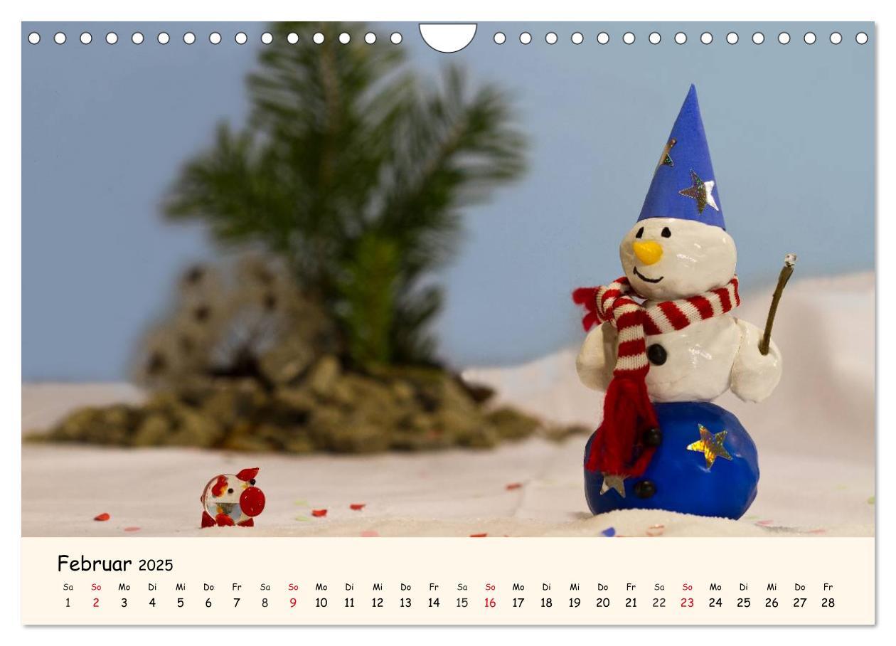 Bild: 9783435812608 | Schneemann des Monats 2025 (Wandkalender 2025 DIN A4 quer),...