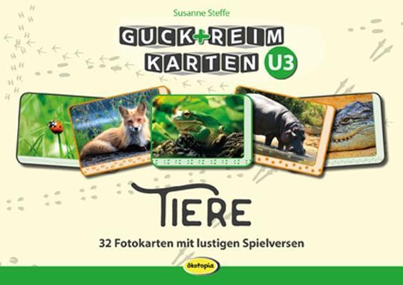 Cover: 9783867023726 | Guck-ReimKarten U3 - TIERE | Susanne Steffe | Box | 32 S. | Deutsch
