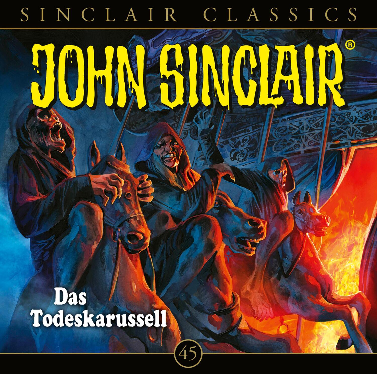 Cover: 9783785782859 | John Sinclair Classics - Folge 45 | Das Todeskarussell . Hörspiel.