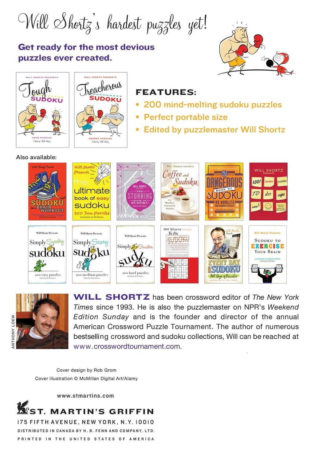 Rückseite: 9780312607913 | Will Shortz Presents Terrifying Sudoku: 200 Diabolical Puzzles | Buch