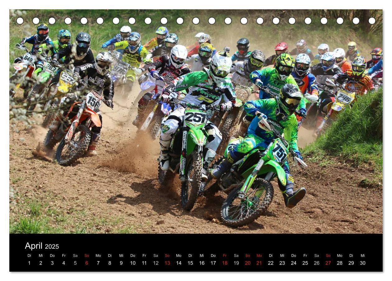 Bild: 9783435516735 | Motocross Kalender - Emotionen auf 2 Rädern (Tischkalender 2025 DIN...