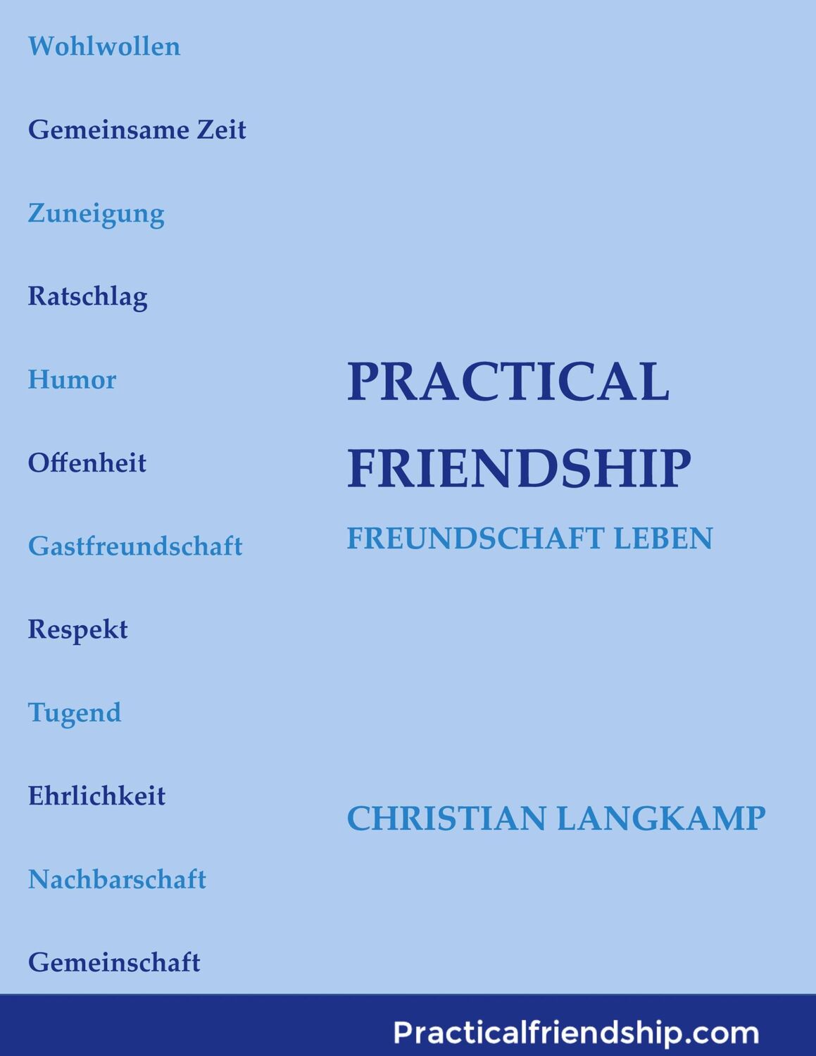 Cover: 9783754356241 | Freundschaft Leben | Practical Friendship | Christian Langkamp | Buch