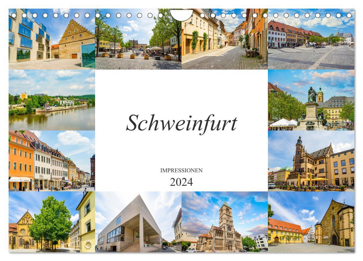 Cover: 9783383002458 | Schweinfurt Impressionen (Wandkalender 2024 DIN A4 quer), CALVENDO...