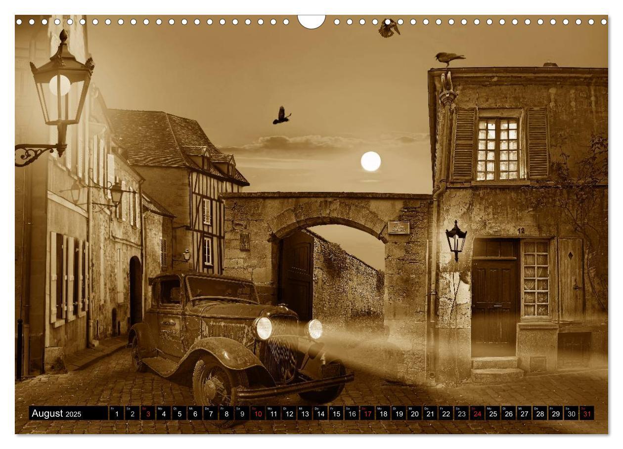 Bild: 9783435680474 | Nostalgie in Sepia (Wandkalender 2025 DIN A3 quer), CALVENDO...