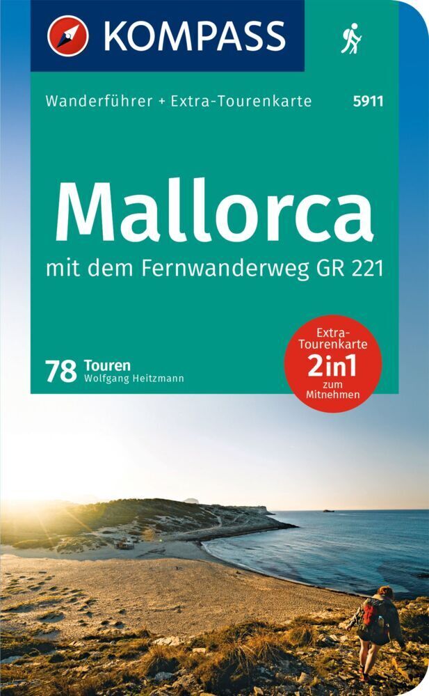 Cover: 9783850269575 | KOMPASS Wanderführer Mallorca, 78 Touren | Wolfgang Heitzmann | Buch