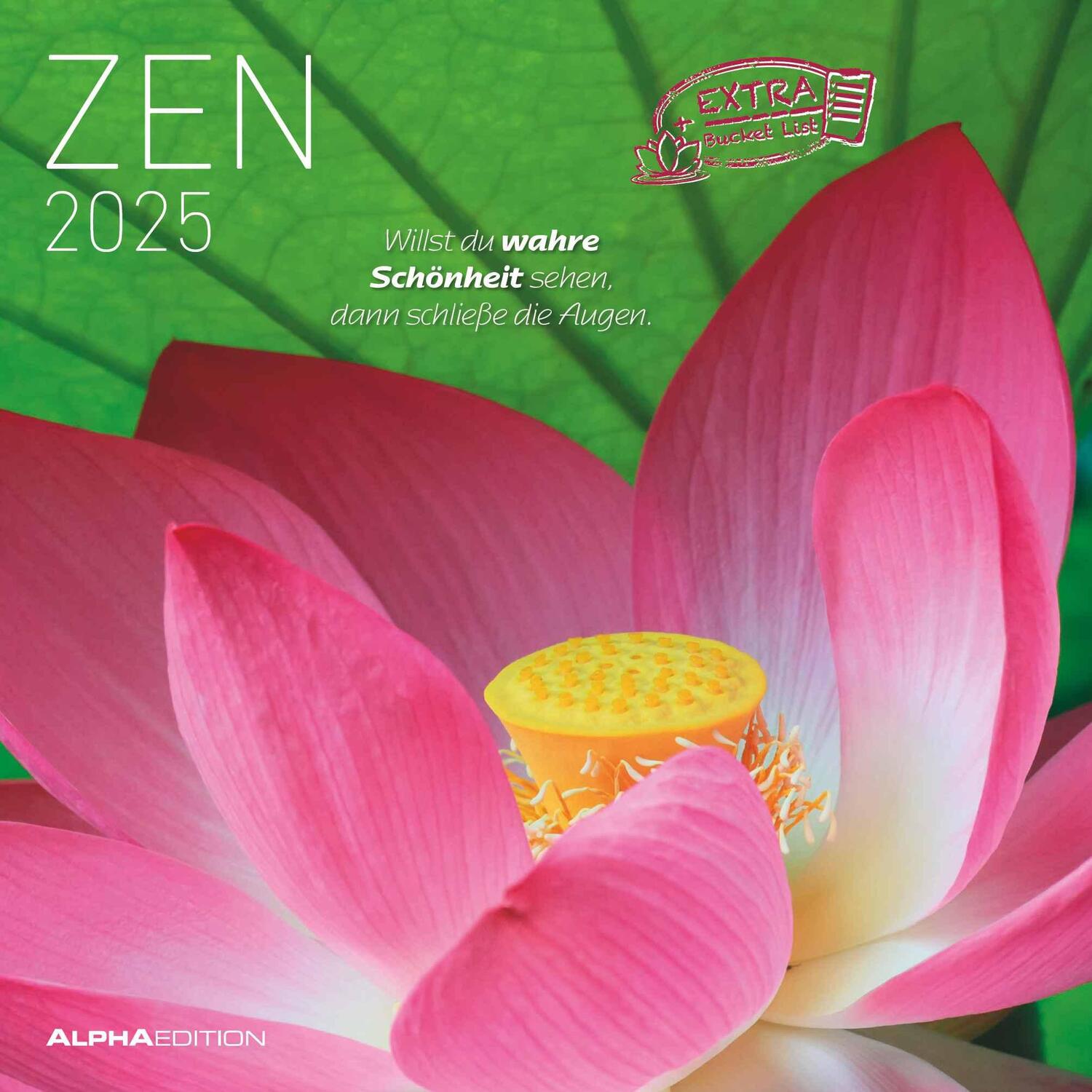 Cover: 4251732340858 | Zen 2025 - Broschürenkalender 30x30 cm (30x60 geöffnet) - Kalender...