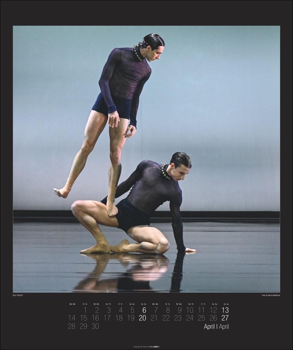 Bild: 9783839900109 | Stuttgarter Ballett Kalender 2025 | Kalender | Spiralbindung | 14 S.