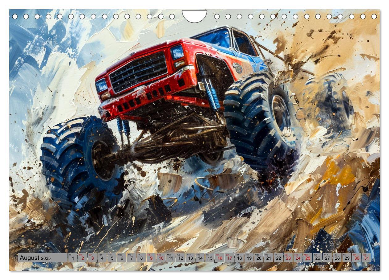 Bild: 9781325977208 | Monstertruck Madness (Wall Calendar 2025 DIN A4 landscape),...