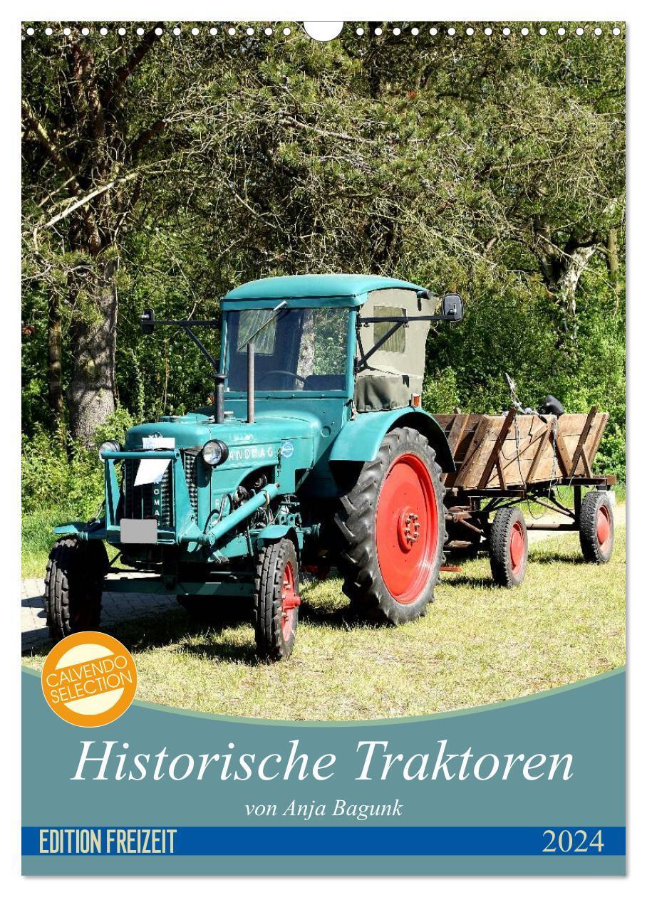 Cover: 9783383249655 | Historische Traktoren (Wandkalender 2024 DIN A3 hoch), CALVENDO...