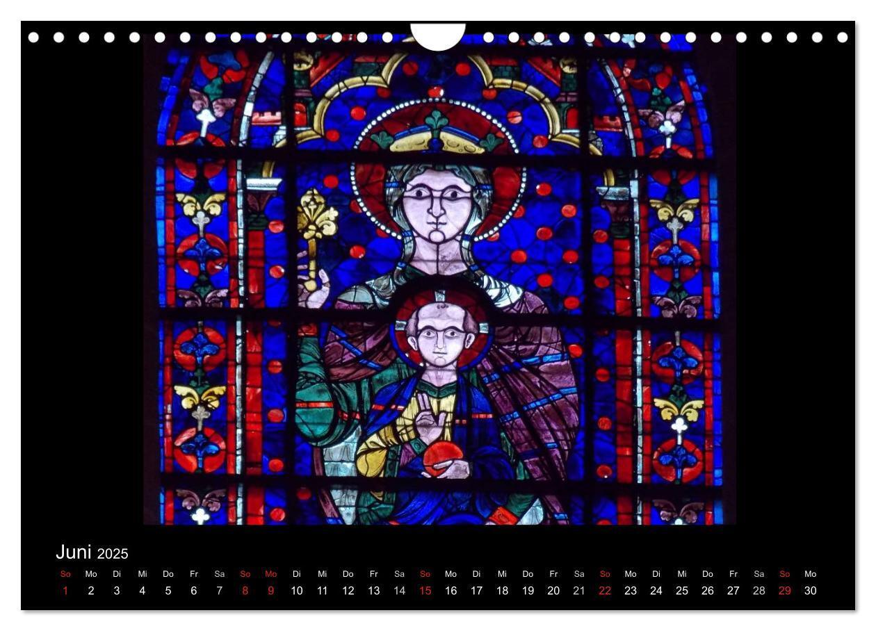 Bild: 9783435830916 | Bilder aus Licht - Notre Dame de Chartres (Wandkalender 2025 DIN A4...