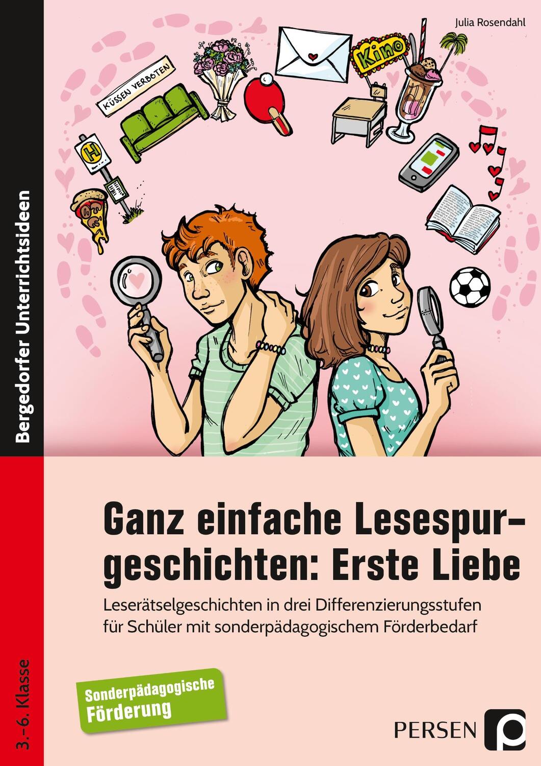 Cover: 9783403206392 | Ganz einfache Lesespurgeschichten: Erste Liebe | Julia Rosendahl