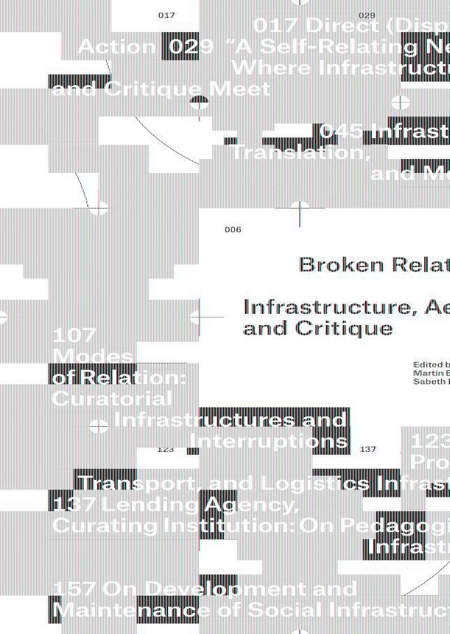 Cover: 9783959056960 | Broken Relations. Infrastructure, Aesthetics, and Critique | Buch