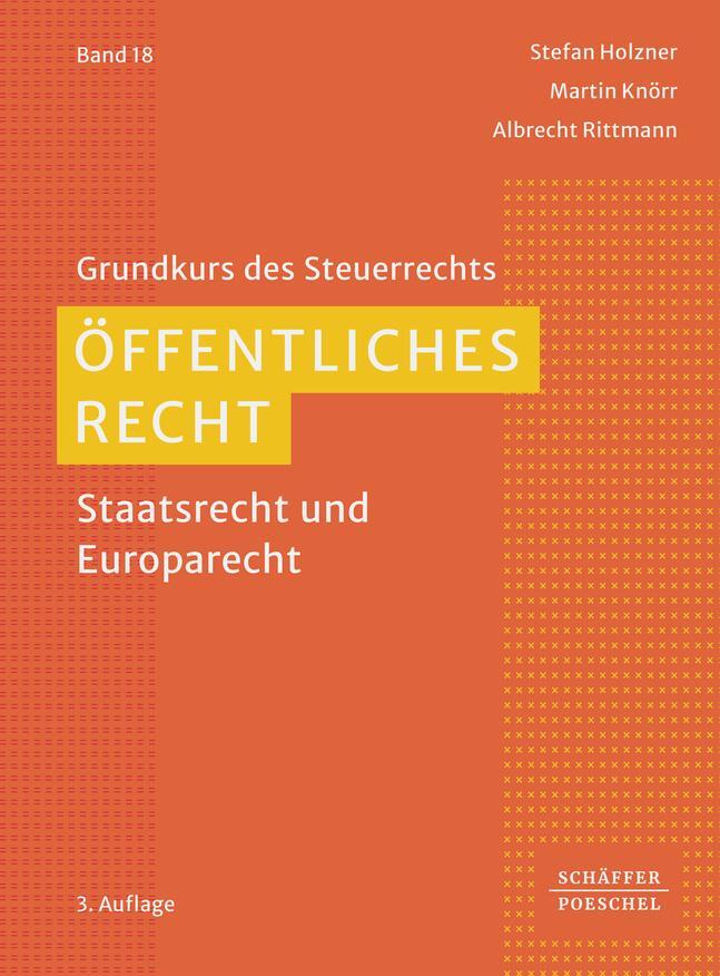 Cover: 9783791058351 | Öffentliches Recht | Staatsrecht und Europarecht | Holzner (u. a.)