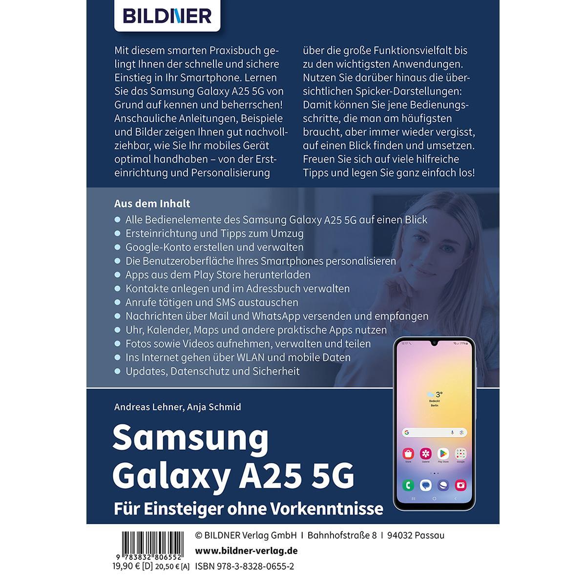 Rückseite: 9783832806552 | Samsung Galaxy A25 5G - Für Einsteiger ohne Vorkenntnisse | Buch