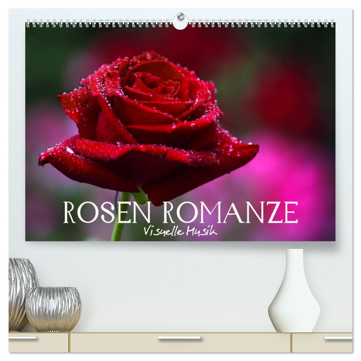Cover: 9783383443947 | Rosen Romanze - Visuelle Musik (hochwertiger Premium Wandkalender...