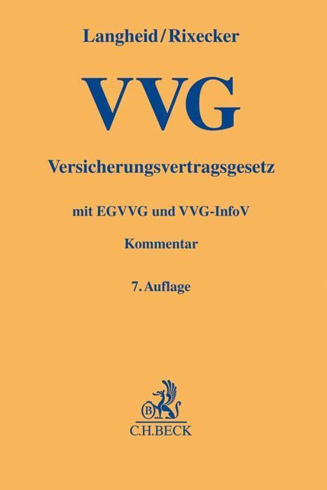 Cover: 9783406753152 | Versicherungsvertragsgesetz | Theo Langheid (u. a.) | Buch | XXXII