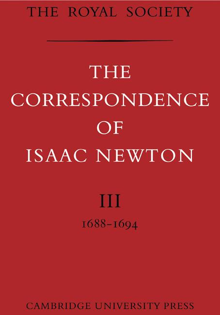 Cover: 9780521737821 | The Correspondence of Isaac Newton | Isaac Newton | Taschenbuch | 2008