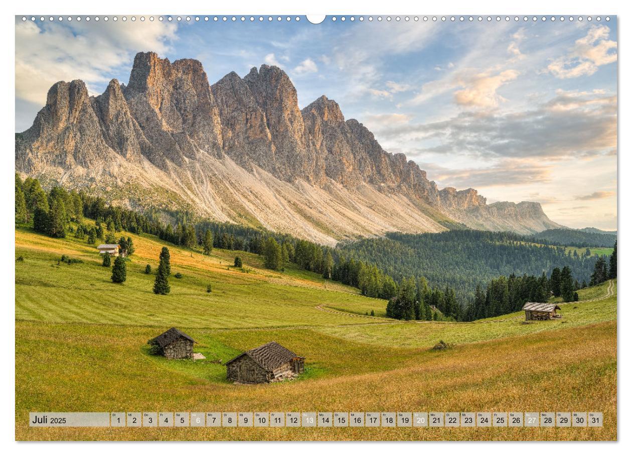 Bild: 9783383969720 | Faszination Dolomiten (Wandkalender 2025 DIN A2 quer), CALVENDO...