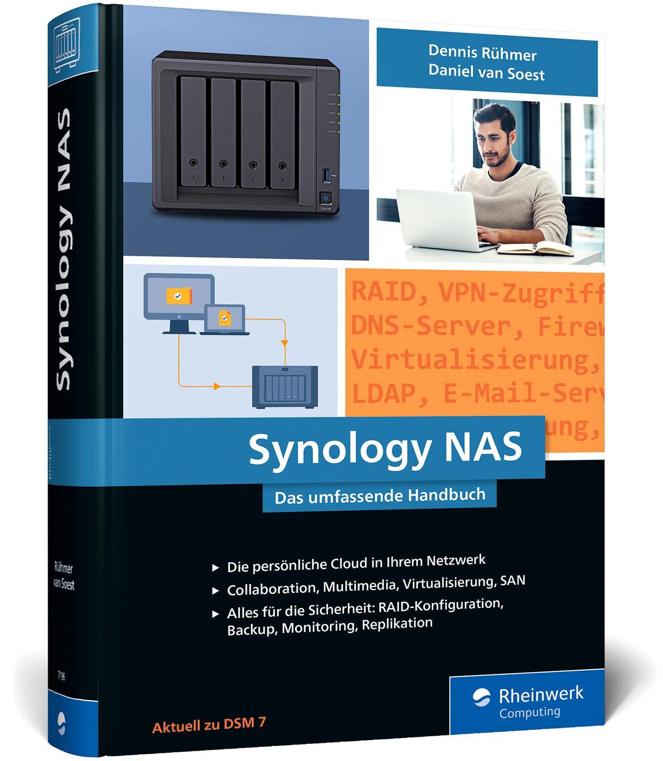 Cover: 9783836271967 | Synology NAS | Dennis Rühmer (u. a.) | Buch | Rheinwerk Computing