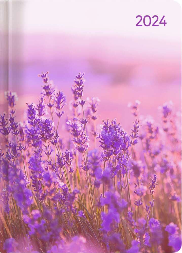 Cover: 4251732339043 | Ladytimer Lavender 2024 - Blume - Taschenkalender A6 - Weekly - 192...