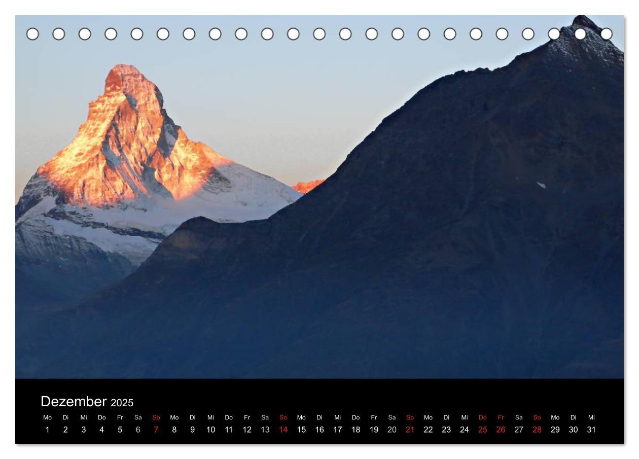 Bild: 9783435716043 | Faszination Matterhorn (Tischkalender 2025 DIN A5 quer), CALVENDO...