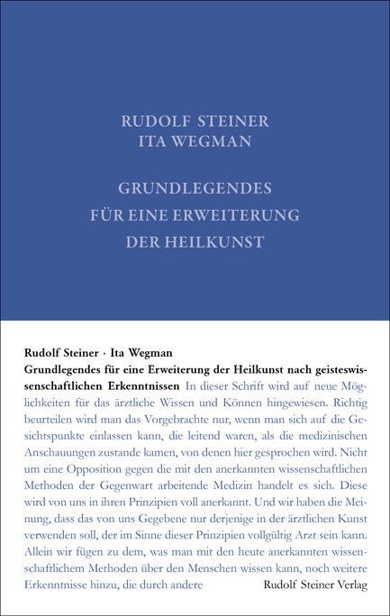 Cover: 9783727402722 | Grundlegendes für eine Erweiterung der Heilkunst nach...