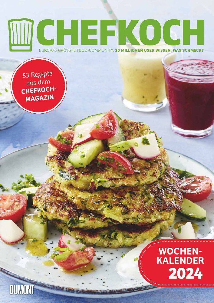Cover: 4250809651842 | WK 2024 Chefkoch.de - G+J | DUMONT Kalender (u. a.) | Kalender | 2024