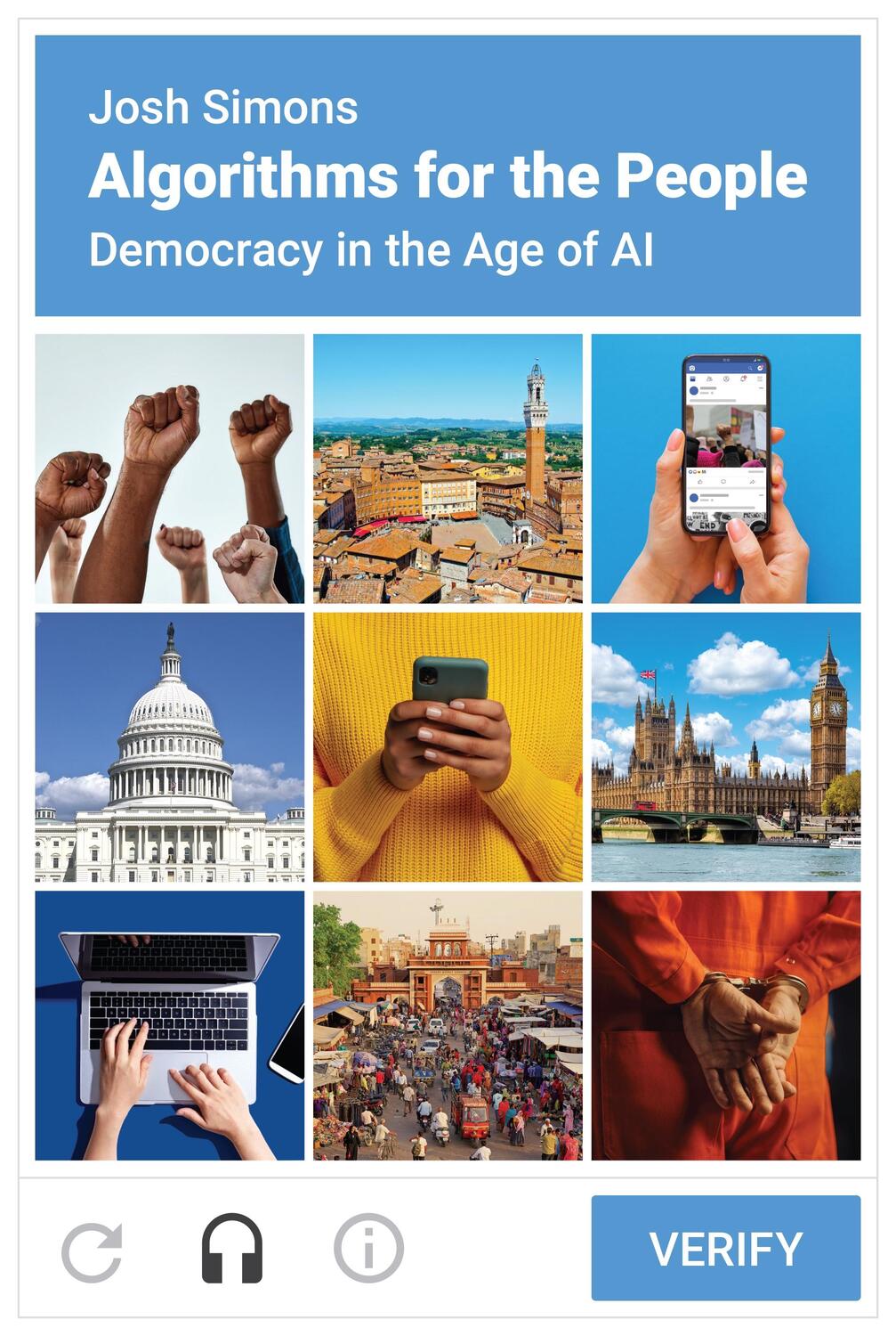 Cover: 9780691244006 | Algorithms for the People | Democracy in the Age of AI | Josh Simons