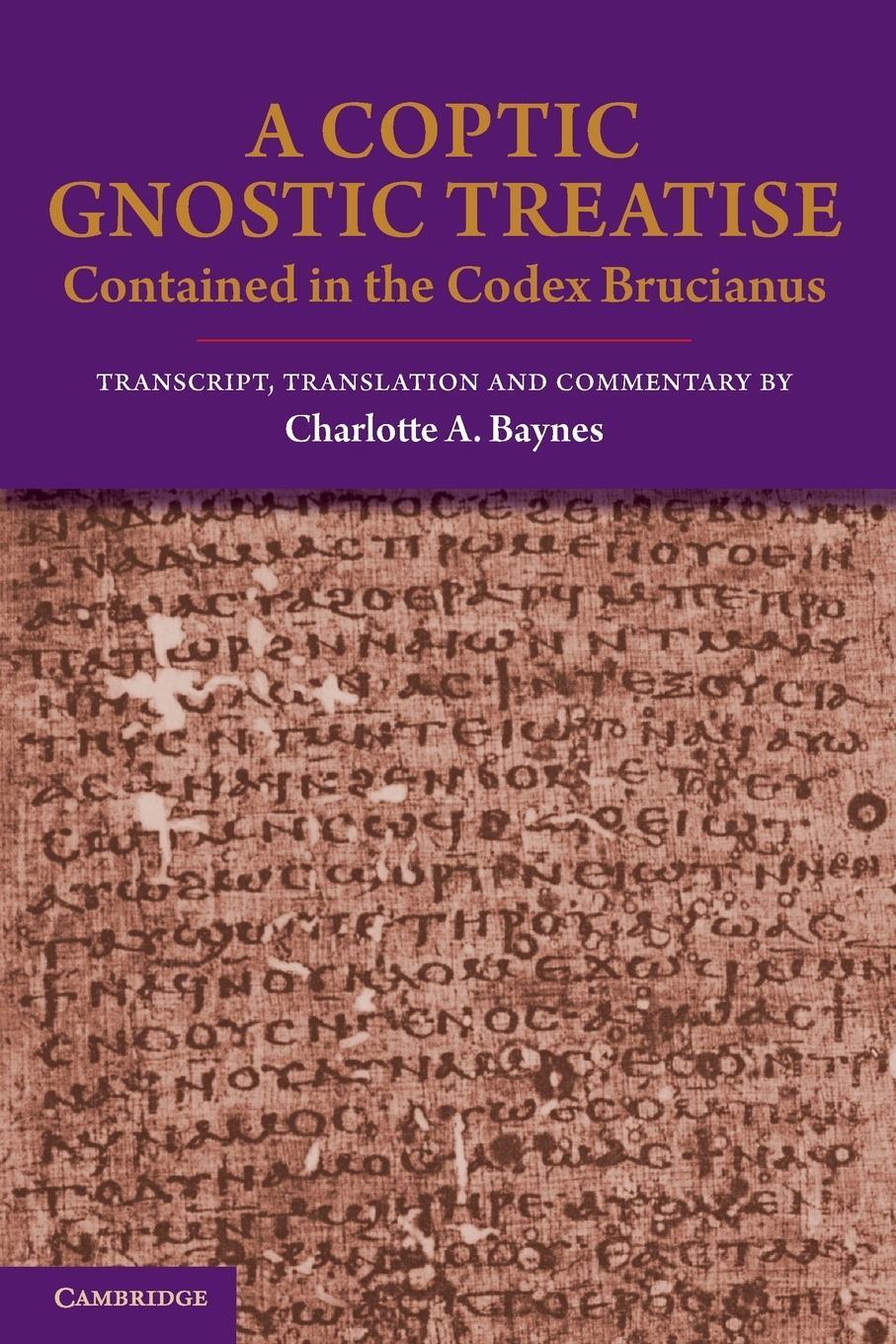 Cover: 9781107650961 | A Coptic Gnostic Treatise | Contained in the Codex Brucianus | Buch
